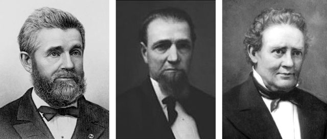 Photos of Justices William Lyon, Harlon Orton, and Edward Ryan